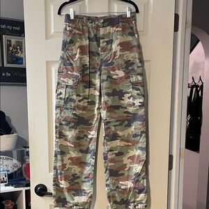Camo cargo pants